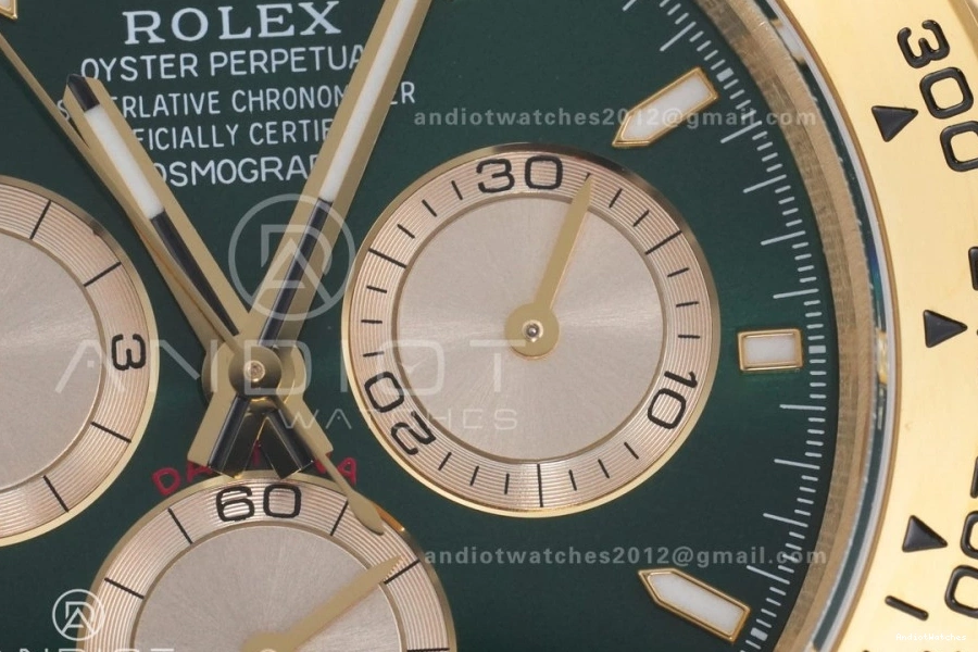 V6 Dial YG on QF4131 Bracelet Edition Weight) QF Best 1:1 126508 493 (Gain 2025 Daytona YG SmoothTexture Green 1222